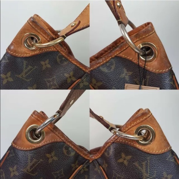 AUTH Louis Vuitton Tote bag Galliera PM Brown Monogram MI4028 On Sale Vintage LV - Picture 8 of 14